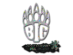 Sticker | BIG (Glitter) | Antwerp 2022