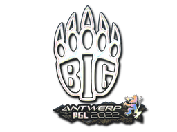 Sticker | BIG (Holo) | Antwerp 2022/20fx20