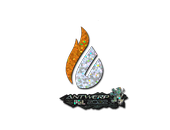Наклейка | Copenhagen Flames (Glitter) | Antwerp 2022