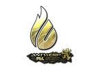 Sticker | Copenhagen Flames (Gold) | Antwerp 2022