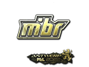 Sticker | MIBR (Gold) | Antwerp 2022