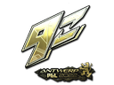 Sticker | 9z Team (Gold) | Antwerp 2022