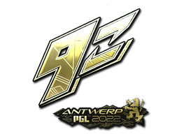 Sticker | 9z Team (Gold) | Antwerp 2022