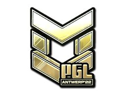 Sticker | PGL (Gold) | Antwerp 2022