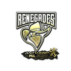 Sticker | Renegades (Gold) | Antwerp 2022