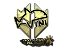 Sticker | VINI (Gold) | Antwerp 2022