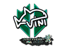 Sticker | VINI (Glitter) | Antwerp 2022