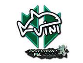 Sticker | VINI (Glitter) | Antwerp 2022