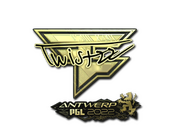 Sticker | Twistzz (Gold) | Antwerp 2022