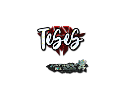 Sticker | TeSeS (Glitter) | Antwerp 2022