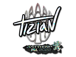 Sticker | tiziaN (Glitter) | Antwerp 2022