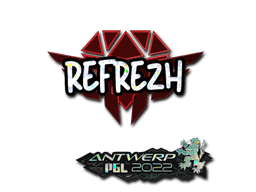 Sticker | refrezh (Glitter) | Antwerp 2022