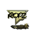 Sticker | ropz (Gold) | Antwerp 2022