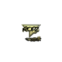 Sticker | ropz (Gold) | Antwerp 2022