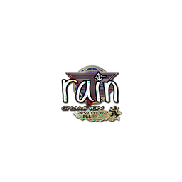 Sticker | rain (Glitter, Champion) | Antwerp 2022