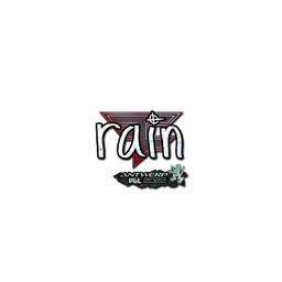 Sticker | rain (Glitter) | Antwerp 2022