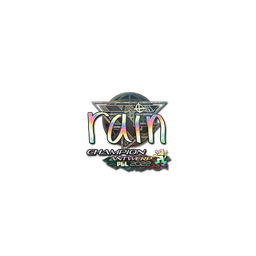 Sticker | rain (Holo, Champion) | Antwerp 2022