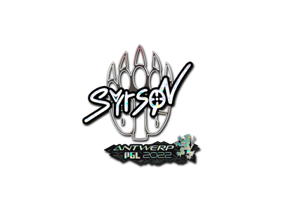 Sticker | syrsoN (Glitter) | Antwerp 2022