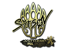 Sticker | syrsoN (Gold) | Antwerp 2022