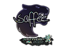 Sticker | saffee (Glitter) | Antwerp 2022