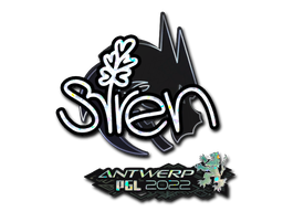 Sticker | S1ren (Glitter) | Antwerp 2022