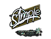 Sticker | s1mple (Glitter) | Antwerp 2022