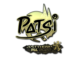 Sticker | Patsi (Gold) | Antwerp 2022