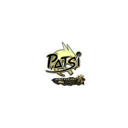 free cs2 skins Sticker | Patsi (Gold) | Antwerp 2022