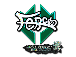 Sticker | fer (Glitter) | Antwerp 2022