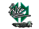 Sticker | fnx (Glitter) | Antwerp 2022