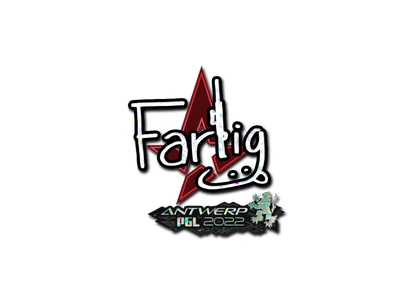 Sticker | Farlig (Glitter) | Antwerp 2022