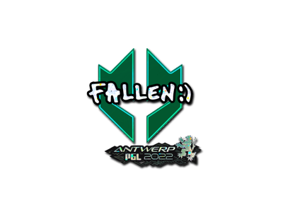 Autocolante | FalleN (Glitter) | Antuérpia 2022