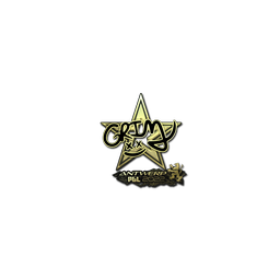 Sticker | Grim (Gold) | Antwerp 2022