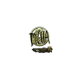Sticker | dycha (Gold) | Antwerp 2022