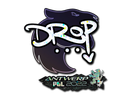 Sticker | drop (Glitter) | Antwerp 2022