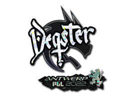 Sticker | degster (Glitter) | Antwerp 2022