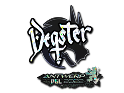 Sticker | degster (Glitter) | Antwerp 2022