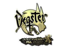 Sticker | degster (Gold) | Antwerp 2022