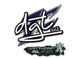 Sticker | dgt (Glitter) | Antwerp 2022