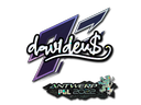 Sticker | dav1d (Glitter) | Antwerp 2022