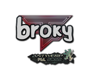 Sticker | broky | Antwerp 2022/20fx20