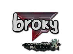 Sticker | broky | Antwerp 2022