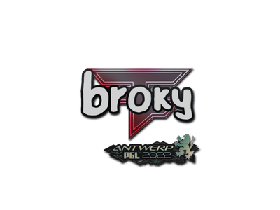 Sticker | broky | Antwerp 2022