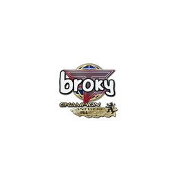 Sticker | broky (Champion) | Antwerp 2022