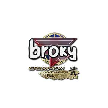 Sticker | broky (Champion) | Antwerp 2022