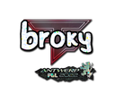 Sticker | broky | Antwerp 2022