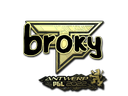 Sticker | broky | Antwerp 2022