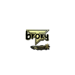 free cs2 skins Sticker | broky (Gold) | Antwerp 2022