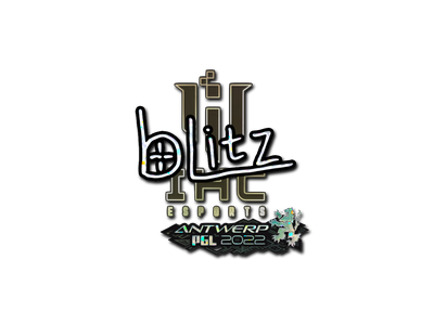 Sticker | bLitz (Glitter) | Antwerp 2022