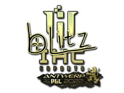 Sticker | bLitz (Gold) | Antwerp 2022